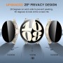 [3Piezas] Kamita Funda para Samsung Galaxy Watch 6 40mm con Protector de Pantalla de Cristal Templado de Privacidad, PC Bumper