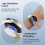 [3Piezas] Kamita Funda para Samsung Galaxy Watch 6 40mm con Protector de Pantalla de Cristal Templado de Privacidad, PC Bumper