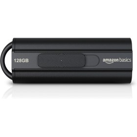 Amazon Basics Memoria flash USB 3.1 de 128 GB, velocidad de lectura de hasta 130 MB/s, Negro
