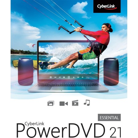 CyberLink PowerDVD 21 | Standard | PC | Código de activación PC enviado por email