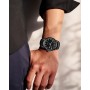 CIVO Reloj Hombre Negro Analógico: Cuero Minimalista Diseño Relojes de Pulsera