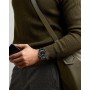 CIVO Reloj Hombre Negro Analógico: Cuero Minimalista Diseño Relojes de Pulsera