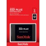 SanDisk SSD Plus de 1 TB 2.5", SATA III SSD, velocidad de lectura con hasta 545 MB/s, 450 MB/s de escritura, Fácil actualización