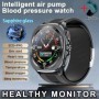 2025 NFC reloj inteligente ECG bomba de aire relojes de presión arteri