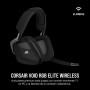 Corsair VOID RGB ELITE Auriculares Inalámbricos para Juegos - Sonido Envolvente 7.1 - Micrófono Omnidireccional - Almohadillas