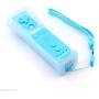 mini kitty 2 en 1 Mando Plus con Motion Plus y Nunchunk para Nintendo Wii + Funda de Silicona - Azul Claro