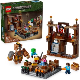 LEGO Minecraft El Ring de Combate de la Mansión del Bosque, Juguete Interactivo Basado en la Película para Niños y Gamers de 10+