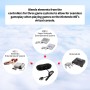 OSTENT Mando Clásico con Cable Gamepad Joystick para Nintendo Wii Mando Consola Videojuego color Negro