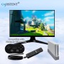 OSTENT Mando Clásico con Cable Gamepad Joystick para Nintendo Wii Mando Consola Videojuego color Negro