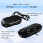 OSTENT Mando Clásico con Cable Gamepad Joystick para Nintendo Wii Mando Consola Videojuego color Negro