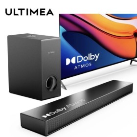 Barra de sonido ULTIMEA 190W 2.1 con Dolby Atmos, sistema de sonido en