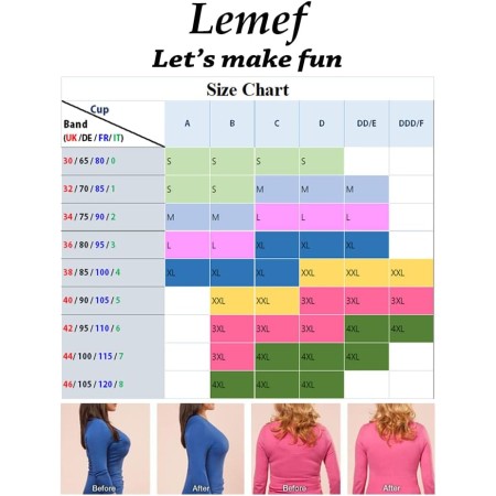 Lemef Seamless Sports Bra Wirefree Bra with Removable Pads for Women (3 Pack)