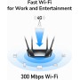 Cudy New LT400 Router 4G LTE WiFi 300Mbps, Compatible con Todos los operadores, FDD y TDD, Qualcomm en el Interior, sin