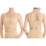 Lemef Seamless Sports Bra Wirefree Bra with Removable Pads for Women (3 Pack)