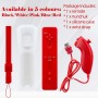 OSTENT El sensor de movimiento del mando a distancia con cable Nunchuck + Combo compatible para la consola Nintendo Wii Color