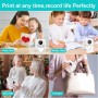 GuKKK Mini Impresora para Movil, Impresora Fotográfica, Portátil Impresora Termica, BT Inalámbrico Impresora Térmica con 13