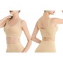 Lemef Seamless Sports Bra Wirefree Bra with Removable Pads for Women (3 Pack)
