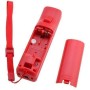 mini kitty 2 en 1 Mando Plus con Motion Plus y Nunchunk para Nintendo Wii + Funda de Silicona - Rojo