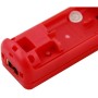mini kitty 2 en 1 Mando Plus con Motion Plus y Nunchunk para Nintendo Wii + Funda de Silicona - Rojo