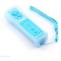 BIGFOX 2 en 1 Mando Plus con Motion Plus y Nunchunk para Nintendo Wii/Wii U (Opcional a Seis Colores) y Funda de Silicona - Azul