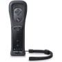 mini kitty 2 en 1 Motion Plus Mando y Nunchunk para Nintendo Wii/Wii u + Funda de Silicona - Negro