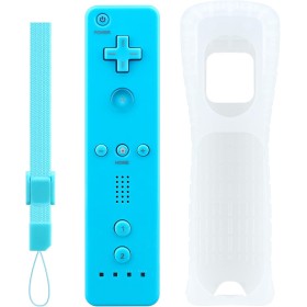 OSTENT Sensor de Movimiento Bluetooth Mando a Distancia Inalámbrico para Nintendo Wii/Wii U Consola Juego Color Azul