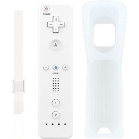 OSTENT Sensor de Movimiento Bluetooth Mando a Distancia Inalámbrico para Nintendo Wii/Wii U Consola Juego Color blanco