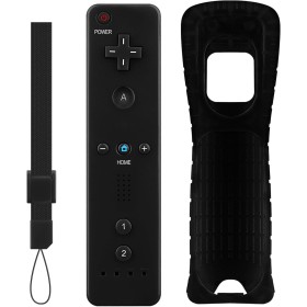 OSTENT Sensor de Movimiento Bluetooth Mando a Distancia Inalámbrico para Nintendo Wii/Wii U Consola Juego Color Negro