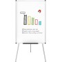 VIZ-PRO Pizarra blanca magnética con caballete, 90x60 cm, altura ajustable y portátil, para oficina, escuela y hogar