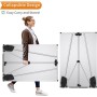 VIZ-PRO Pizarra blanca magnética con caballete, 90x60 cm, altura ajustable y portátil, para oficina, escuela y hogar