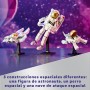 LEGO Creator 3 en 1 Astronauta Espacial de Juguete Convertible en Figura de Perro o en Maqueta de Nave de Ataque, Regalo del