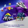 LEGO Creator 3 en 1 Astronauta Espacial de Juguete Convertible en Figura de Perro o en Maqueta de Nave de Ataque, Regalo del