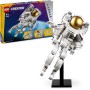 LEGO Creator 3 en 1 Astronauta Espacial de Juguete Convertible en Figura de Perro o en Maqueta de Nave de Ataque, Regalo del