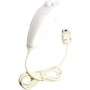mini kitty 2 en 1 Motion Plus Mando y Nunchunk para Nintendo Wii/Wii u + Funda de Silicona - Blanco