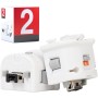 GIRIAITUS Wii Motion Plus Adaptador - Controlador de Sensor de conexión Wii Motion Plus (Blanco 2 Unidad)