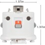 GIRIAITUS Wii Motion Plus Adaptador - Controlador de Sensor de conexión Wii Motion Plus (Blanco 2 Unidad)
