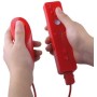 MANDOS Wii Remote NUNCHUK Color DE Rojo Juegos EN CASA