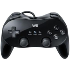 Wii MANDO CLASICO PRO NEGRO