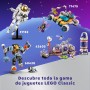 LEGO Creator 3 en 1 Astronauta Espacial de Juguete Convertible en Figura de Perro o en Maqueta de Nave de Ataque, Regalo del