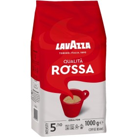 Lavazza, Qualità Rossa, Café en Grano Natural, Ideal para la Máquina de Café Espresso, con Notas Aromáticas de Chocolate y