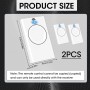 Pack de 2 Mandos XT2 868 SLH – 868,35 MHz para Puertas de Garaje y Portones, Compatible con Receptores XT4/XT2 868 SLH/LR, Mando