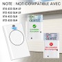 Pack de 2 Mandos XT2 868 SLH – 868,35 MHz para Puertas de Garaje y Portones, Compatible con Receptores XT4/XT2 868 SLH/LR, Mando