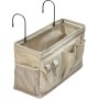Amazon Basics Organizador de almacenamiento colgante para mesita de noche, 11,98 x 37 x 19,98 cm, M, color lino