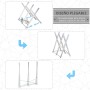 DURHAND Caballete para Sierra Plegable Caballete Motosierra con Estructura Triangular de Metal Soporte para Leña Carga 100 kg
