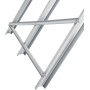 DURHAND Caballete para Sierra Plegable Caballete Motosierra con Estructura Triangular de Metal Soporte para Leña Carga 100 kg