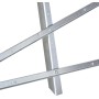DURHAND Caballete para Sierra Plegable Caballete Motosierra con Estructura Triangular de Metal Soporte para Leña Carga 100 kg