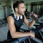 KollyKolla Botella Termica Deportiva con Pajita y Filtro, Botella Acero Inoxidable 1 litro, Sin BPA, Cantimplora Reutilizable,