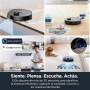 Eureka NERE10s Robot Aspirador y Fregasuelos con Vaciado automático de Polvo,Aspirador Robot 4000 Pa,Autonomía 180 min,Detección