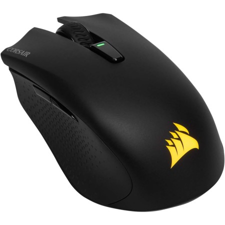 Corsair HARPOON PRO RGB Ratón Ligero con Cable para Juegos FPS/MOBA - 12.000 PPP - 6 Botones Programables - Compatible con iCUE