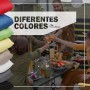 NatureMark Set de 4 Cojines para Sillas con Lazos 40x40 cm – Cojín de Asiento Relleno para Cocina, Jardín y Terraza – Color